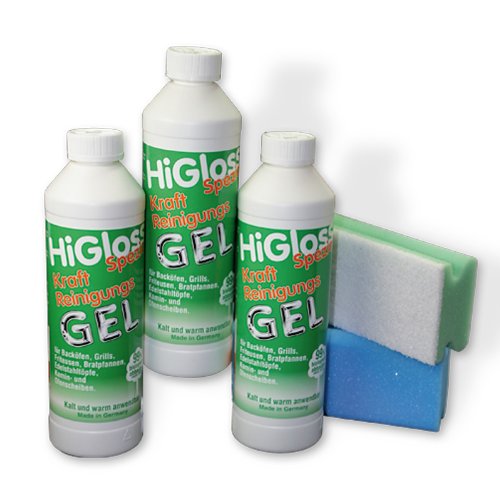 Preisvergleich Produktbild HiGloss Kraft Reinigungs-Gel 3 x 500ml