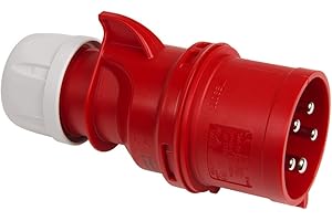 Kopp Spina CEE con invertitore di fase, a 5 poli, 32 A, 400 V, 179200007