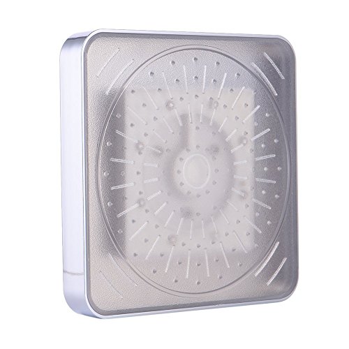 GuDoQi® 7 Farben Ändern Led Dusche Kopf Bad Regendusche Kopf Wasserfall Dusche Kopf 6 Zoll Quadrat - 4