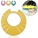 ibepro® Safe Shampoo Shower Bathing Protection Soft Cap Hat for Toddler's, Baby ,Children & Kids to Keep the Water Out of Their Eyes & Face (Yellow)