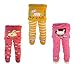 [Backbuy] 3 Pants 0-24 Months Baby Girls Toddler Leggings trousers Knitted pants B1C1C2 (12-18 Months)