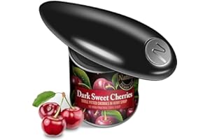 AUIFFER Apriscatole, One-touch Apriscatole Elettrico Risparmio Di Tempo e Fatica, Adatto Per Artriti e Persone Con Mani Deboli, Utilizzabile in Cucina e All'aperto