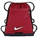 Produktbild NIKE Alpha Adapt Team Training Drawstring Gymsack Backpack 600 Denier Sport Bookbag (University Gym Red with Signature White Swoosh)