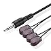 Produktbild TNP-IR-Emitter Extender Verlängerungskabel (10 Fuß) – Quad 4 Kopf 3,5 mm Klinke Infrarot rot Transmitter Blaster Blink Eye Draht Kordel kompatibel mit IR Repeater Extender System Kit, Xbox One