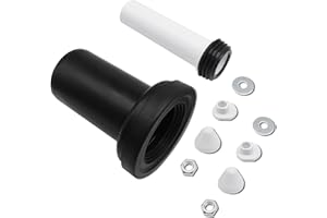 Mendorio Kit de raccordement pour cuvette suspendue, compatible avec Geberit (152.426.46.1), comprenant un tuyau d'évacuation et un tuyau de remplissage, avec joints.