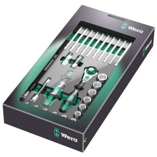 Preisvergleich Produktbild Wera 30tlg. Knarre 6,3mm (1 / 4 ) Zyklop