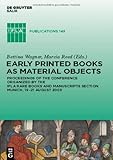 Image de Early Printed Books As Material Objects (IFLA Publications)