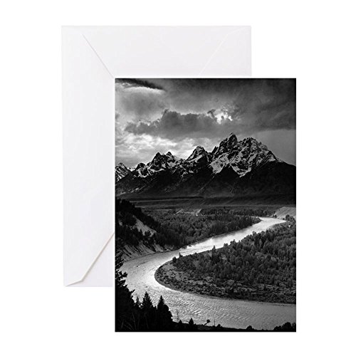 Buy CafePress Ansel Adams The Tetons and The Snak Greeting Cards