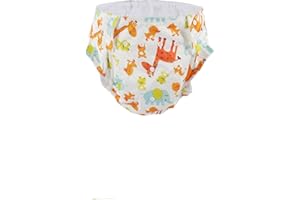 CutiePlusU Couche lavable pour adulte Couvre-couche de poche lavable Réglable Réutilisable Respirant Étanche - Girafe mignonne