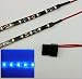 Produktbild BUDGET BLAUE PC LED Streifen Beleuchtung Set - 2 Streifen - Molex Stromkabel - 2 x 40cm Strips