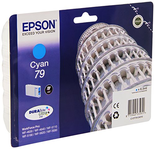 Epson T7912 Tintenpatrone Pisa, Singlepack cyan