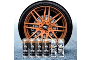 Sophisticauto Lot de 6 Sprays Full Dip Vinyles liquides Bronze METALLISES Brillant pelable 400 ML