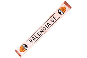 Valencia CF Bufanda 1919 Bufanda, Unisex adulto, Blanco (Blanca Blanca), One Size (Tamaño del fabricante:Talla Unica)