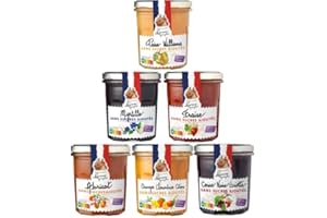 Lucien Georgelin Préparation de fruits Sans Sucres Ajoutés Le lot de 6 pots 320g NUTRISCORE A