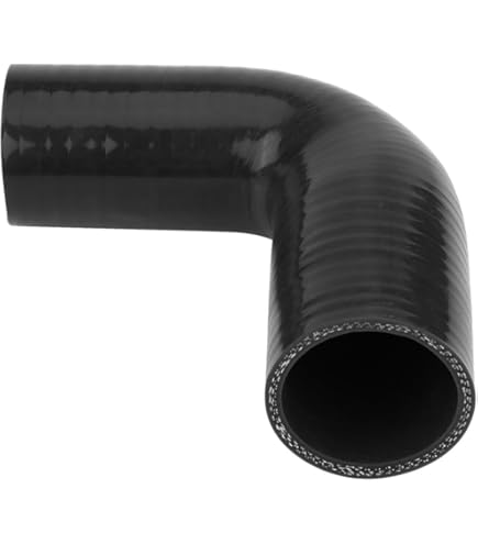 A ABSOPRO 1 Pièce 35mm/1,38"-38mm/1,50" Id 100mm/3,94" Longueur 90 Degrés Tuyau De Silicone Rouge Pour Voiture Refroidisseur De Liquide Universel