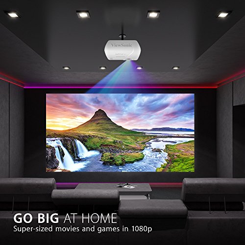 ViewSonic LightStream PJD7828HDL Full HD 1080p Projector (3200 Lumens SuperColor 3D 2x HDMI/MHL VGA Speakers) - White