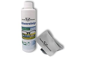 PANDACLEANER® - detergente per vetri, senza alcool, anti-appannamento, anti-alone, également parécran, Moniteur, Visières e molto altro, formato: flacone di ricarica da 250 ml