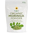 Organic Moringa Powder, 500g Premium UK Certified Organic Pure Moringa Leaf Rich in Essential Vitamins & Minerals