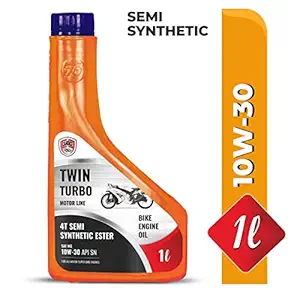 CANDICE Twin Turbo Motion Line 10W30 API SN Semi-Synthetic Engine Oil for Motorcycles (1 L)