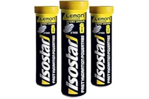 Isostar Fast Hydration Powertabs Citron, paquet de 3