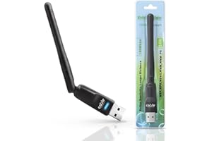 Cable Technologies Pamięć internetowa USB WiFi, antena PC 1200M, adapter wysokiej prędkości 2,4 GHZ, uniwersalny klucz sprzętowy, do PC/laptopa/komputera stacjonarnego/Mac Windows