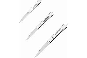 XUDIY 3 PCs Foldable Multi Tool with Steel Handle, UK Legal Small Pocket EDC Tool for Camping, Hiking, Box Opening etc