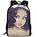 Produktbild HOJJP Langlebigster Leichter Klassischer Rucksack Lässig Alltagsschüler School Bookbag One Size - Black Girl