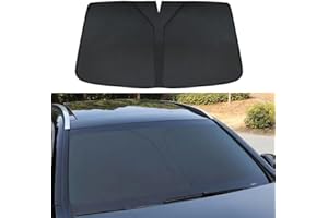 JINYISI Adatta per Audi A4 B8 Avant 2008-2016, pieghevole parabrezza auto parasole, tipo copertura completa visiera parabrezza anteriore, ricambi auto