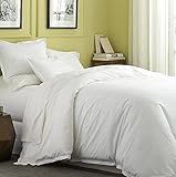 [hachette] 2PC 200TC [PLAIN WHITE/SINGLE SIZE] 100% EGYPTIAN COTTON DUVET COVER BEDDING BED DUVET SET WITH PILLOWCASES 200 THREAD COUNT