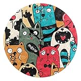 Material: Acryl, kein Rahmen, Ölgemälde Zifferblatt, Genau wie ein schönes Gemälde in Ihrem Haus hängen, ist diese dekorative Wanduhr ein Kunstwerk.