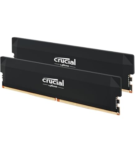 Crucial 32GB DDR5 メモリー 4800MHz 2枚セット64GB Crucial DDR5 RAM 64GB Kit 4800MHz, PC Computer Arbeitsspeicher