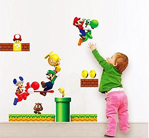 Wand-Sticker, Motiv: Super Mario - 5