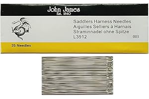 Stitchtight - John James Saddlers Harness Needles Style L3912 für handgenähte Lederarbeiten (L3912 Größe 003)