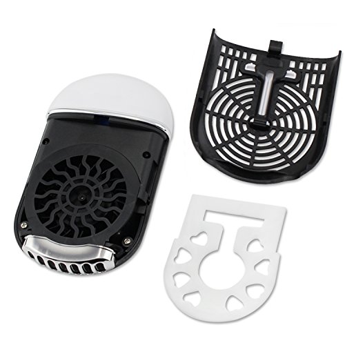 Tragbare Miniklimaanlagen-Reisehandheld USB aufladbare Lüfter für Summer (Black) - 5