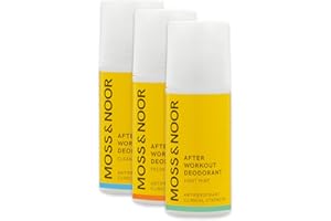 Moss & Noor After Workout Deodorant (Misto, Confezione da 3 (3 x 60 ml))