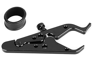 YEEPIN Motorcycle Throttle Clamp, Cruise Throttle Lock Clamp Handlebar Control Assist Tool with Rubber Ring for Motorcycle Motorbike Scooters
