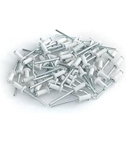 Rivets Plaque Immatriculation - Lot De 10 Vis Plastique Blanc Pour Voiture, Moto, Scooter - Fixation Solide Et Propre