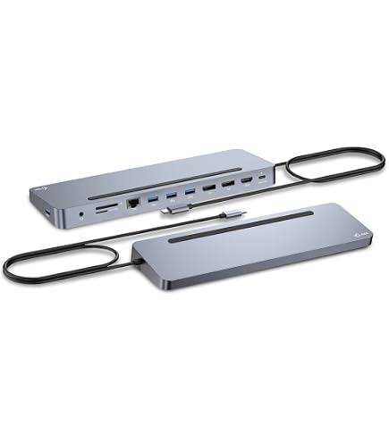 LOGILINK UA0373 USB 3.2 Gen 1 Docking Station USB-C 11-Port PD, žema...