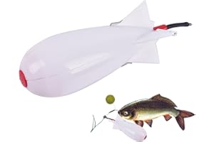 DTTRA Abonda Raketenköder Feeder - Feeder zum Karpfenangeln in Raketenform - Bombs, Float Lure Bait Holder Container, Spomb Pellet Feeder für Positionsangelzubehör