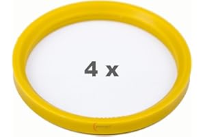 4 x pneugo! Bagues de centrage pour jantes alu 76.0 mm - 65.1 mm