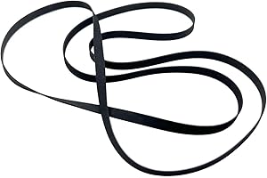 Folpus Courroie de Remplacement pour Platine Vinyle, Courroie D'entraînement Robuste, Légère et Portable, pour Réparation de Platine Vinyle, Diamètre 190 Mm X