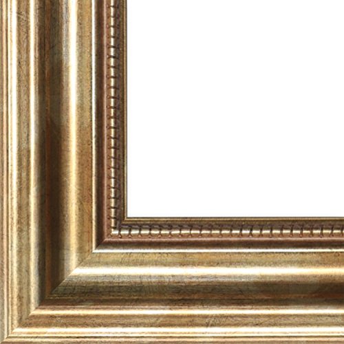 WandStyle H550-030 Wandspiegel Spiegel Barock Modern Antik Massivholz Gold (70 x 100 cm) - 2