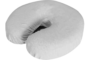 Vivezen ® Lot de 2 Housses de protège têtiere pour Table de Massage - Flanelle - Blanc