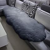 schaffell grau groß Geschenkidee: Es kann Ihren Lieblings, Kind oder Ihnen selbst geschenkt werden - auf der Couch, dem Teppich, dem Schlafzimmer, dem Wohnzimmer, dem Auto, dem Sessel usw.