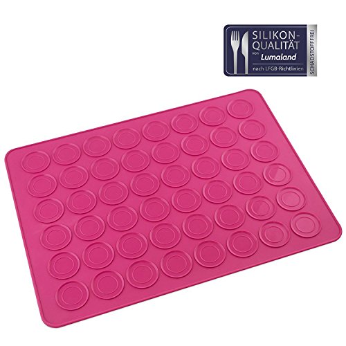 Lumaland formschöne Silikon Backmatte Macarons 30 x 40cm - 2