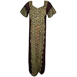 Indiatrendzs Women Cotton Nighty Printed Summer Nightwear (Chest 42)