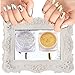 Travelmall Mirror Powder Gold Silver 2 Box Pigment Powder Chrome Pigment Nail Glitter Power Dust Nail Sequins (2pcs)