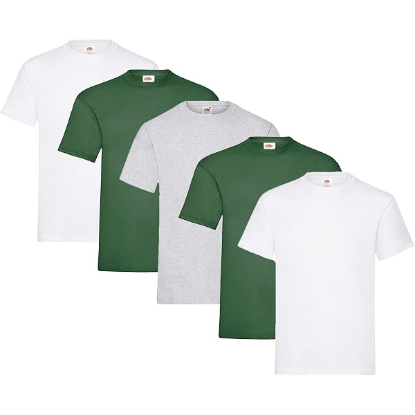Fruit Of The Loom Men's Valueweight Short Sleeve T-Shirt (Classic Olive, XL) - Soft Everyday Basic - View #3