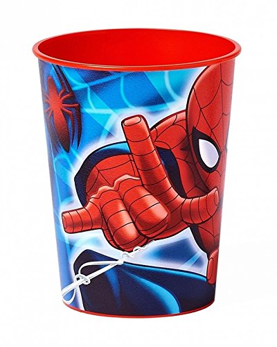 Esemebe 126-102 Vaso de plasticó 17 cl, diseño Spiderman
