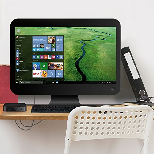 TrekStor MiniPC W2 Bundle mit Microsoft Keyboard, Desktop-PC (Intel Atom Z3735F, 2GB RAM, 32GB HDD, Intel HD Graphics, Windows 10, schwarz). - 3